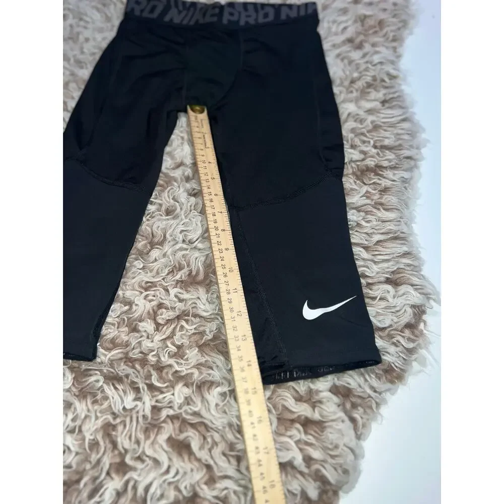 Nike pro kids black compression capris